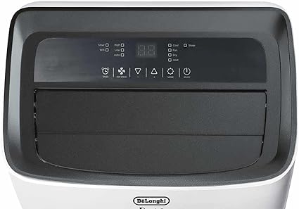Principais recursos e painel do ar-condicionado portátil Delonghi Pinguino T120ED