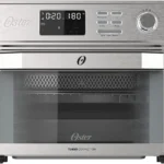 Forno Elétrico Oster OFOR250 25L Multifunções 10 em 1 em aço inoxidável - Visão frontal.